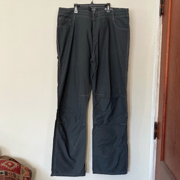 KUHL Men's Pant 42W x 32L Gray Khaki Pants - Picture 2 of 4